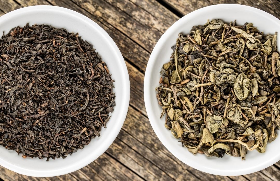 Té negro y Té verde