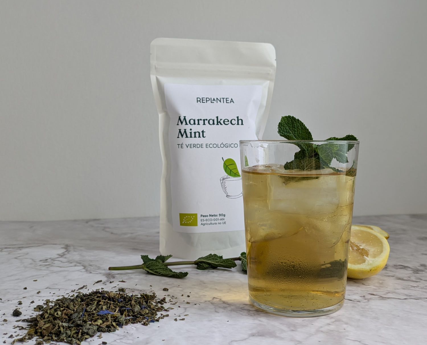 Organic Green Tea with Mint 100g