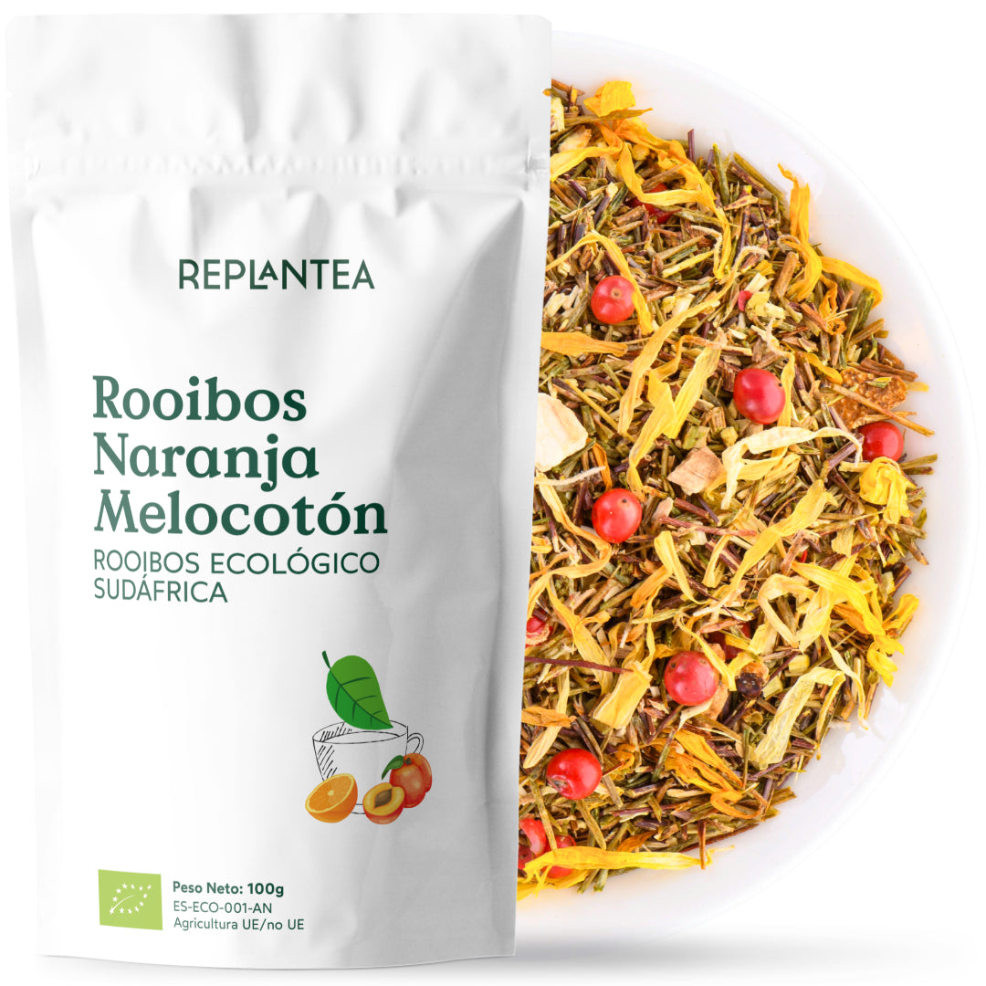 Organic Rooibos Orange Peach 100g