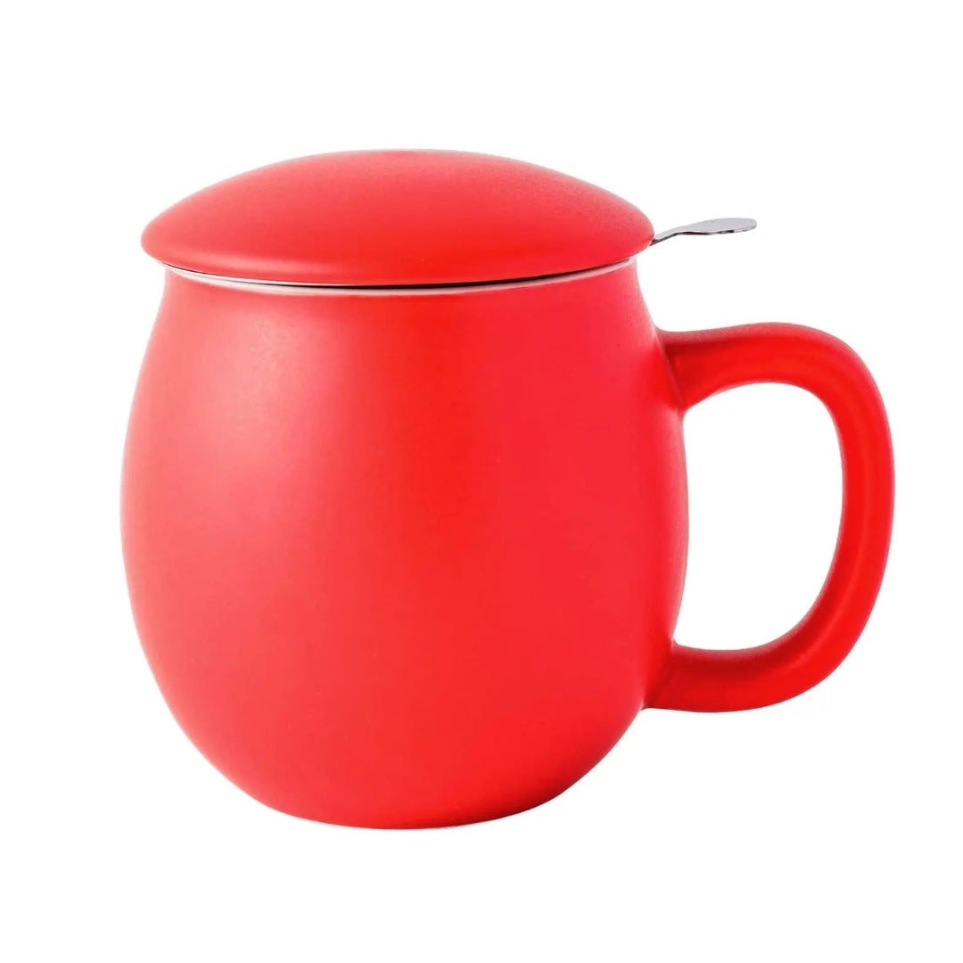Zaara Red Porcelain Tea Cup
