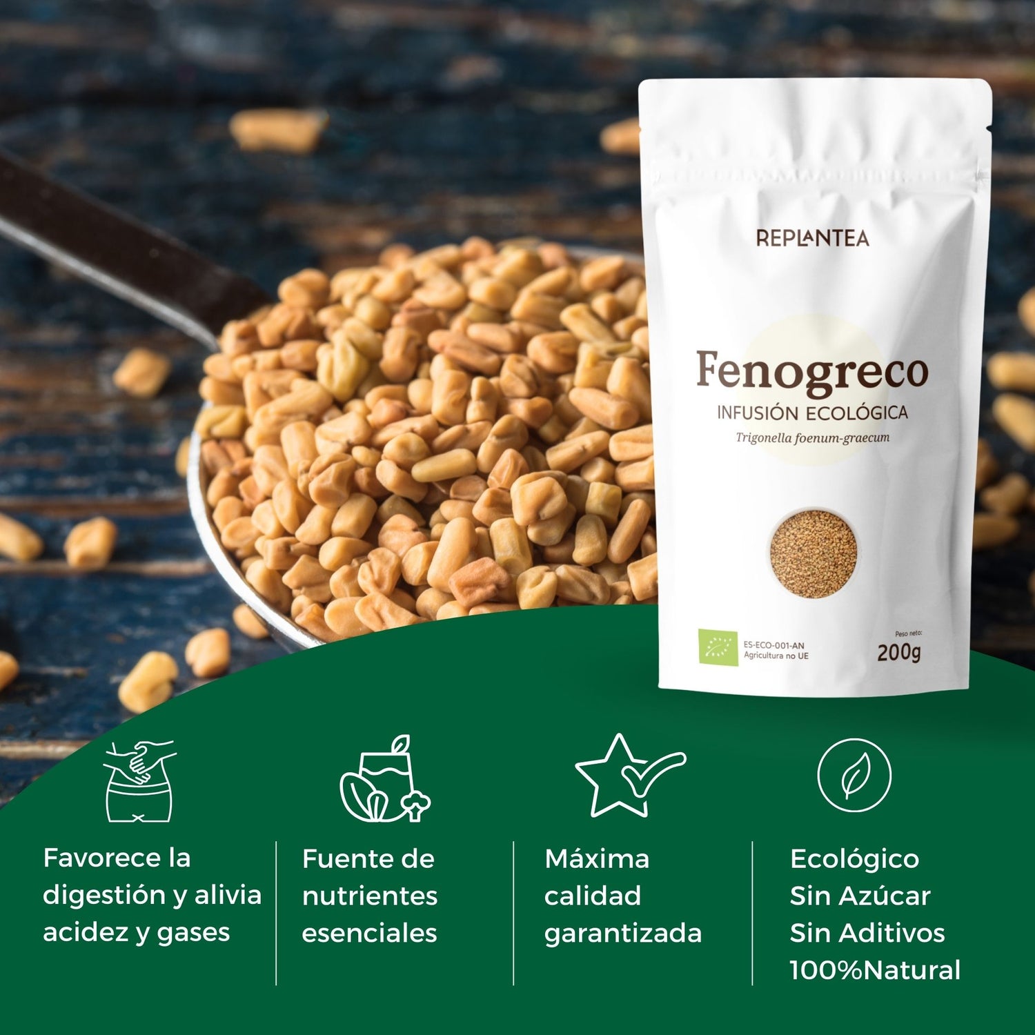 Infusão de Feno-grego Orgânico 200g