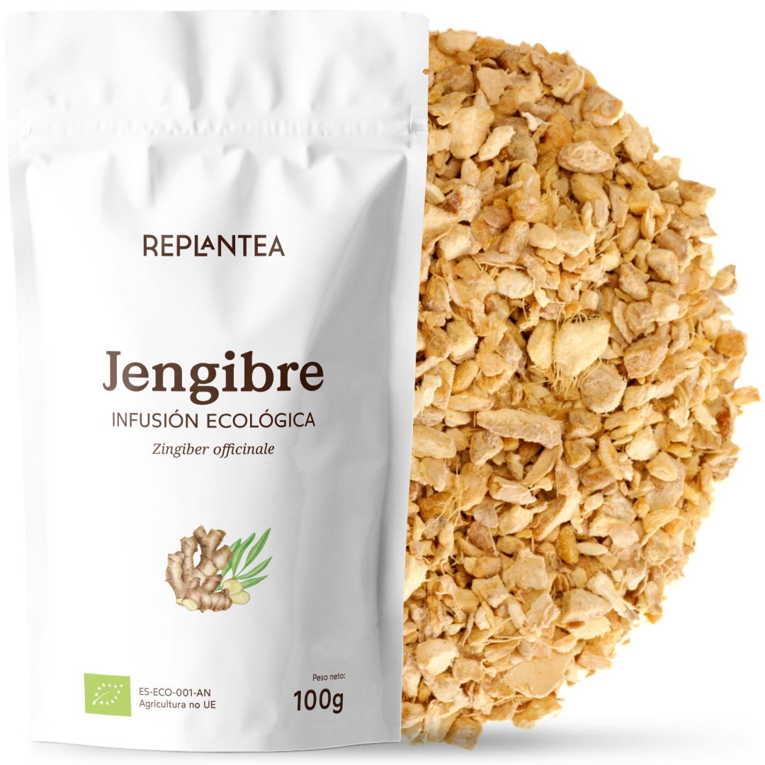 Infusão de raiz de gengibre orgânico puro 100g