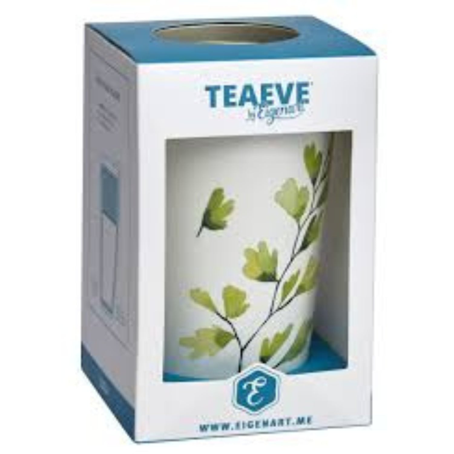 Taza Tisanera de Porcelana de Doble Pared Bosque