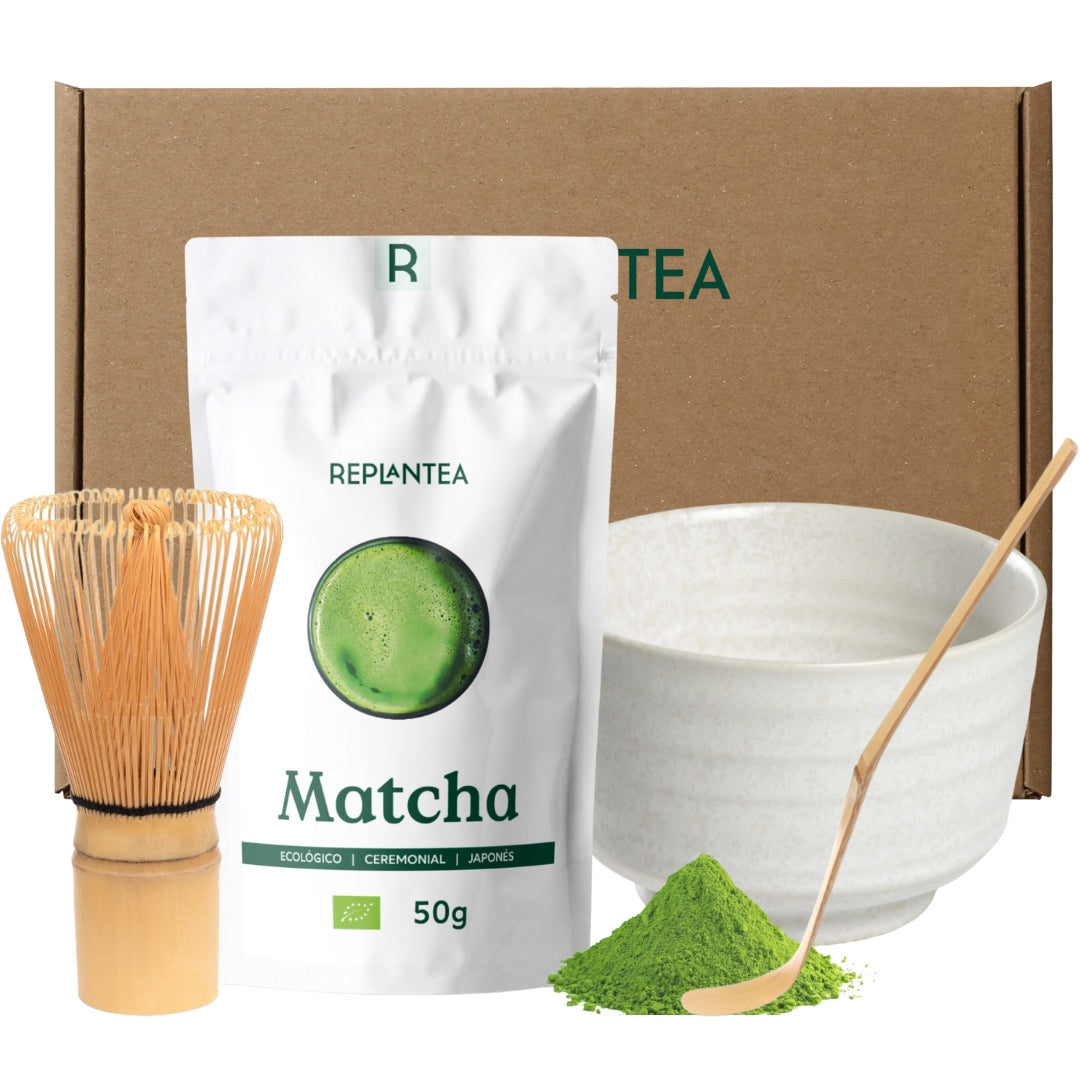 Pacote Inicial Matcha com Tigela Branca