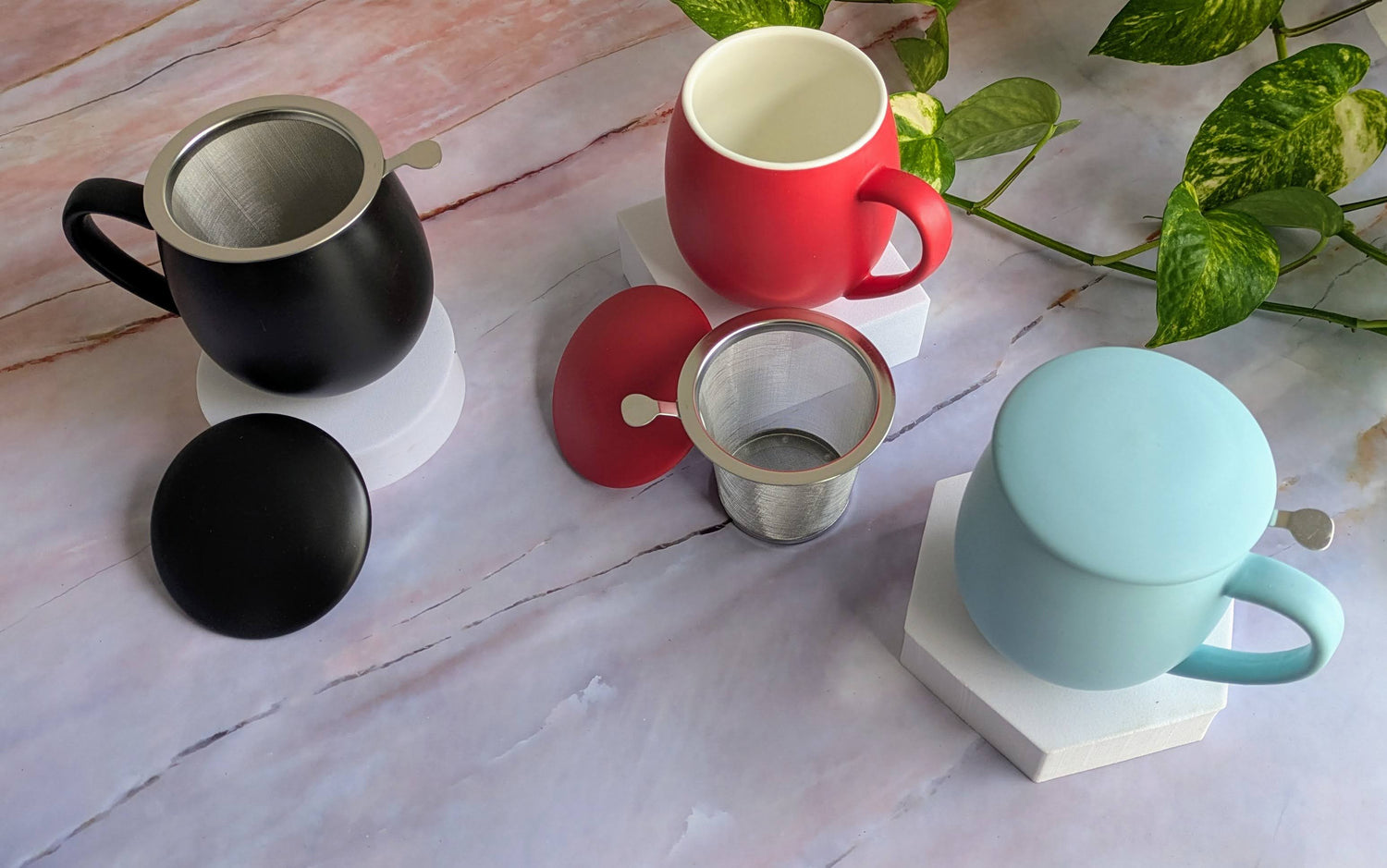 Zaara Blue Porcelain Tea Cup