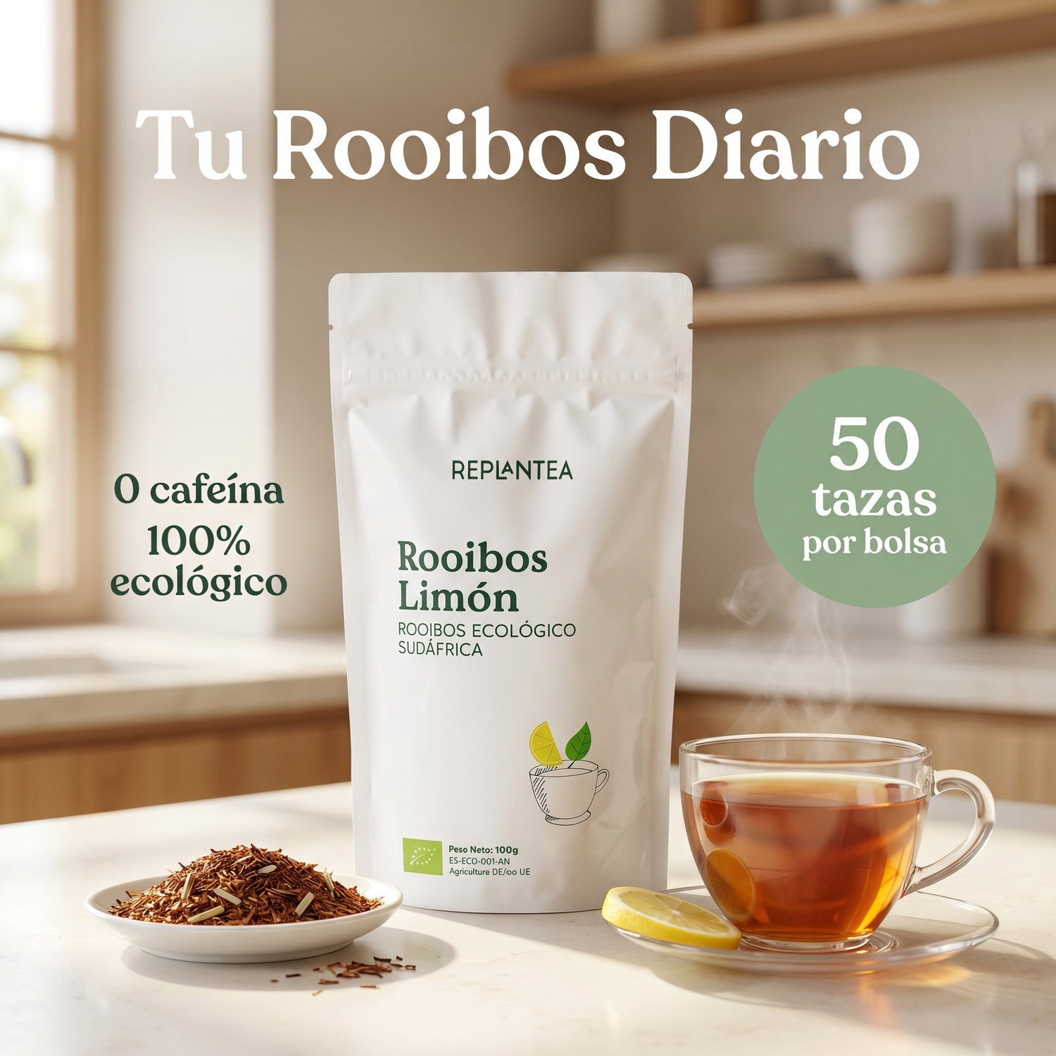 Rooibos Limão Orgânico 100g