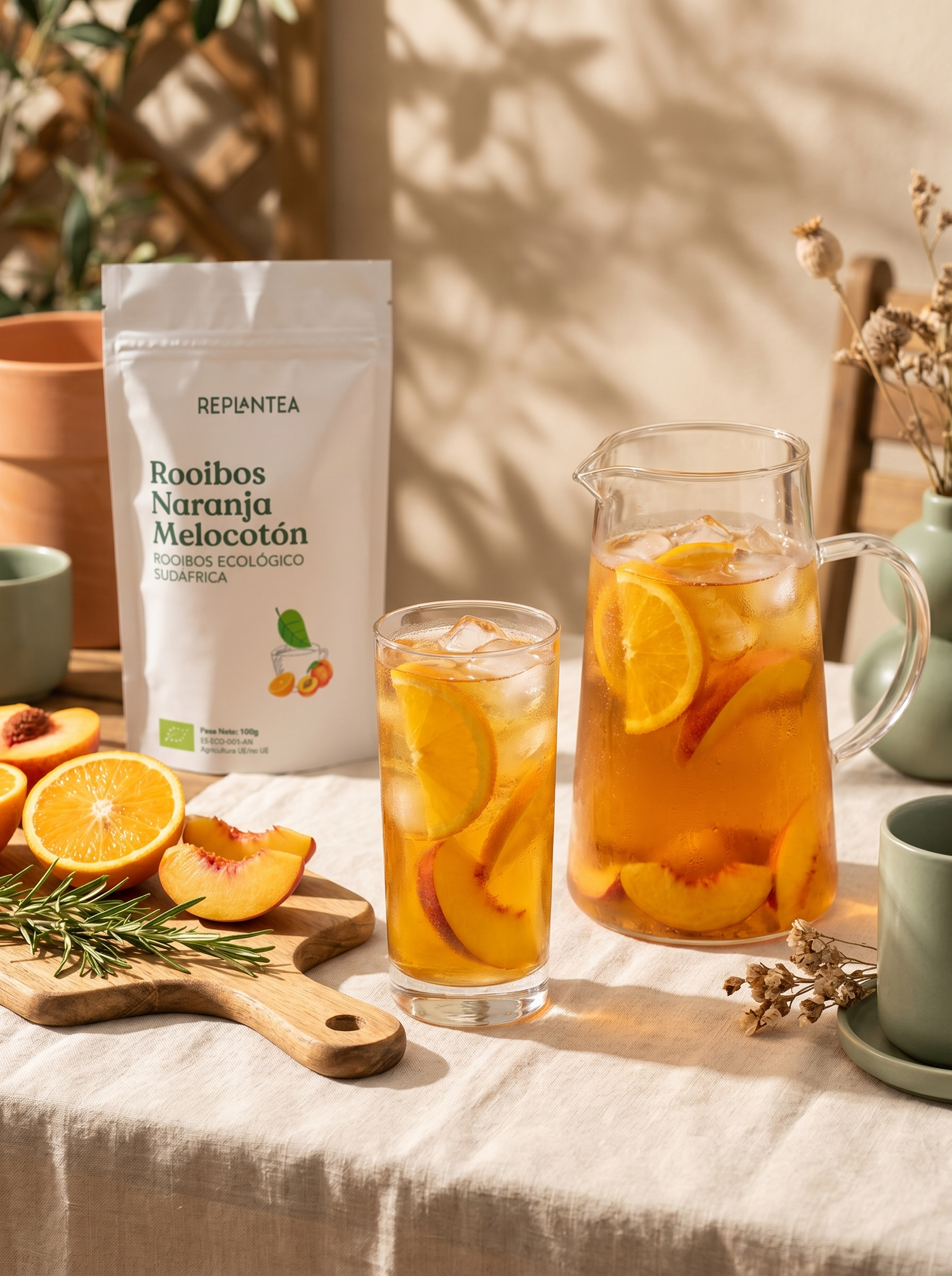 Rooibos Orgânico Laranja Pêssego 100g