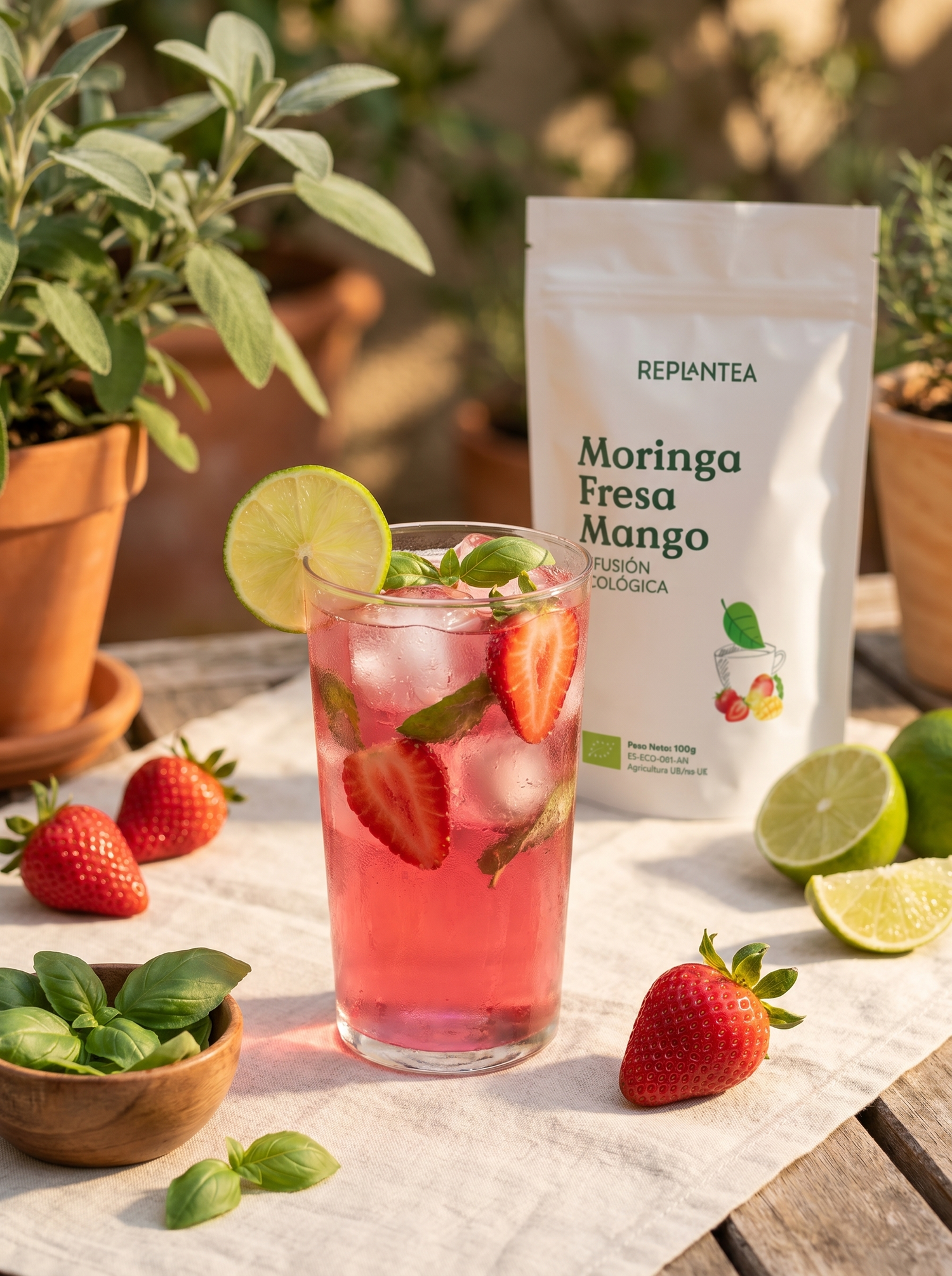 Organic Moringa and Mango Herbal Tea80g