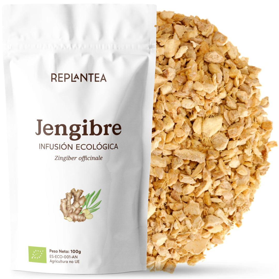 Infusão de raiz de gengibre orgânico puro 100g
