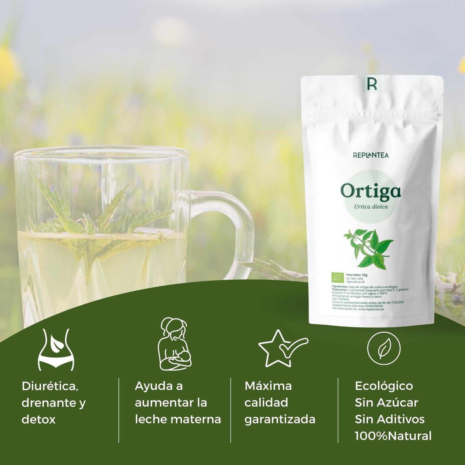 Infusão Orgânica de Urtiga 100g