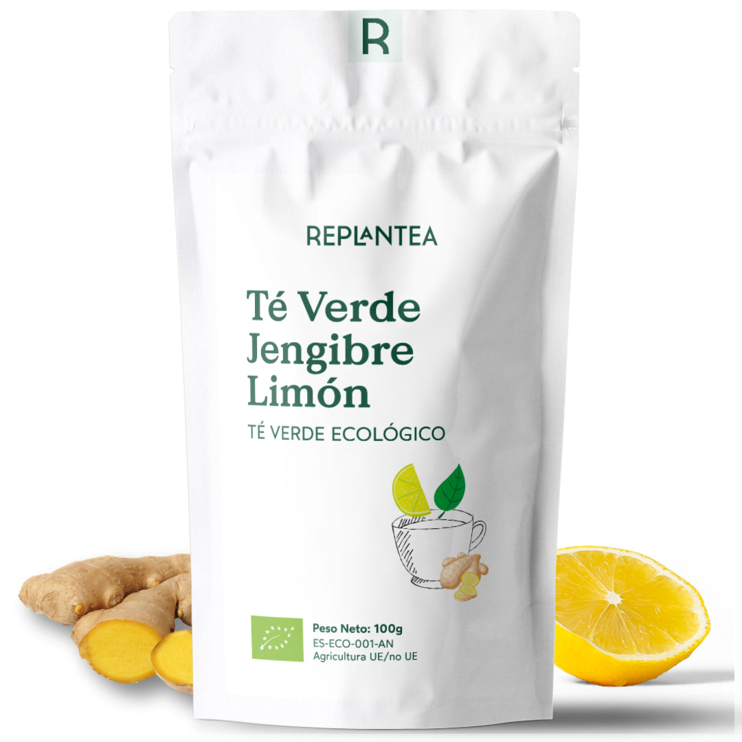 Green Tea with Ginger and Lemon Organic 100g